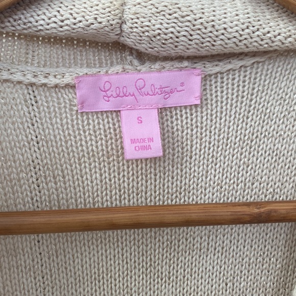 Gold/tan sleeveless sweater with tassels - Picture 4 of 6